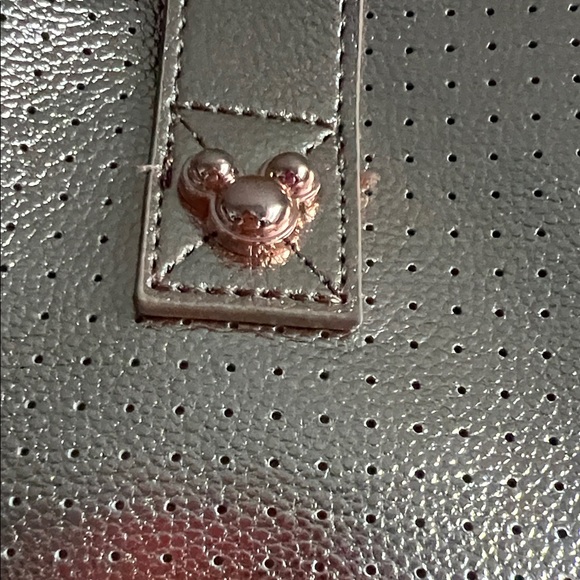 Brand New! Disney Metallic Rose Gold Women’s Backpack Tote - Picture 2 of 3